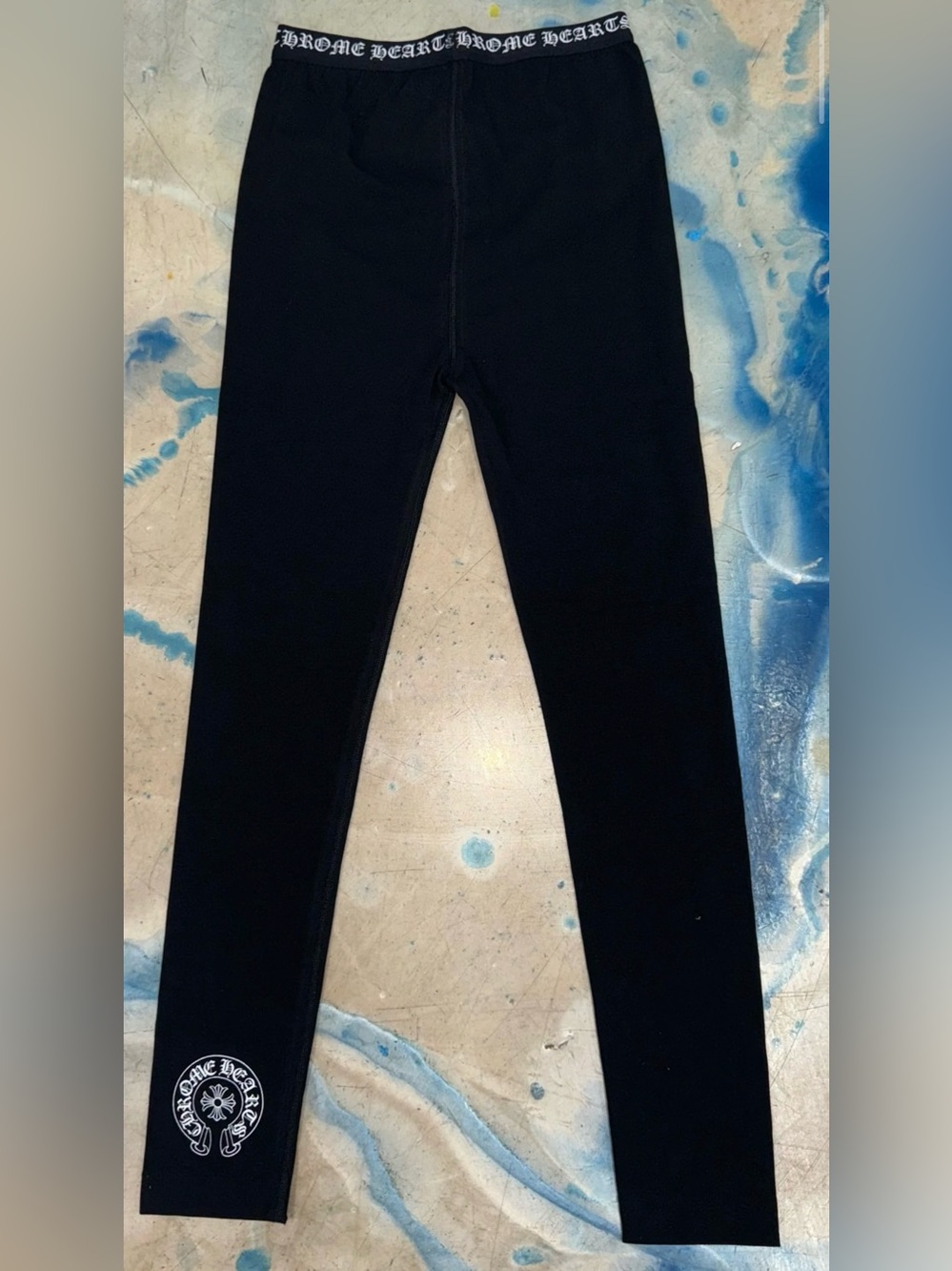 Black Crome heart leggings brand new for women